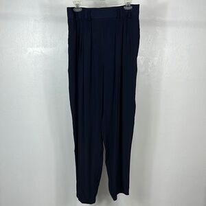 Ormond Vintage Navy Blue High Rise Tapered Leg Pants Size M